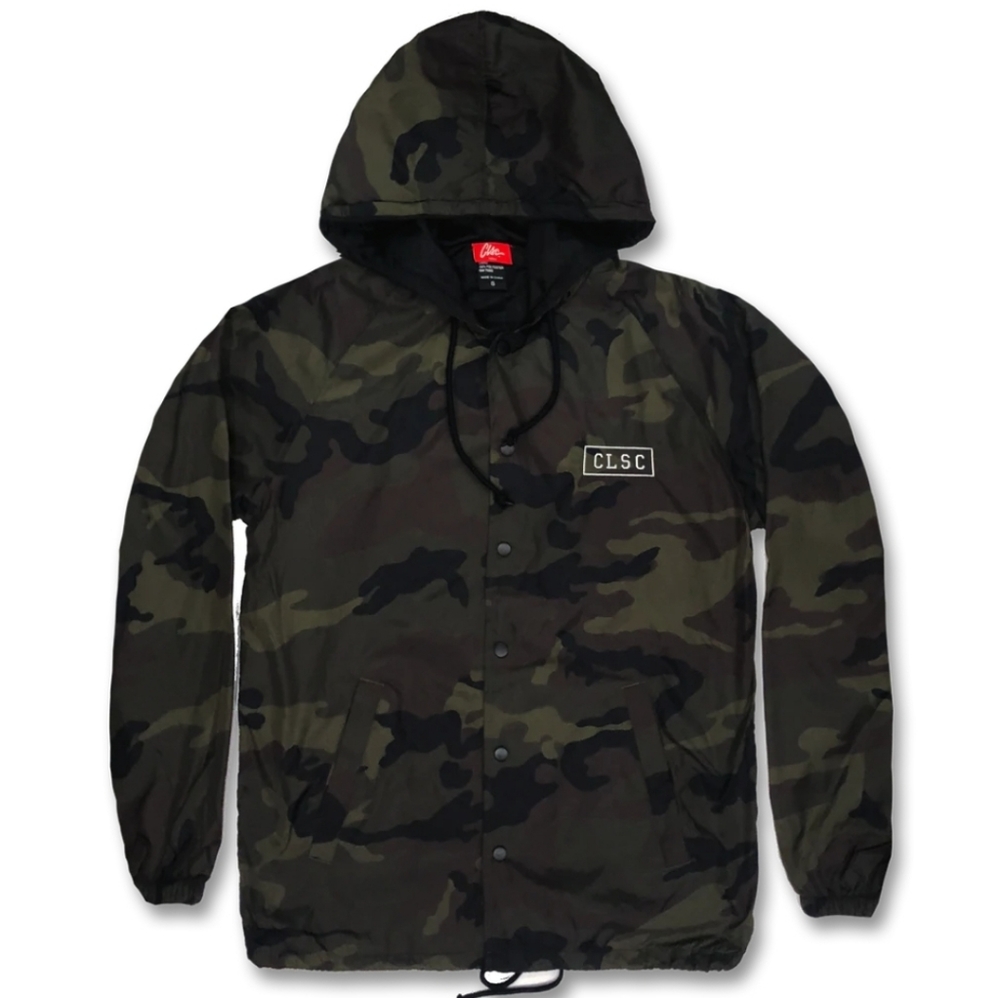 The Boxed Camo Hooded Jacket Woodland